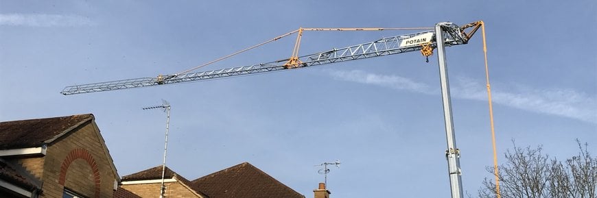 Sparrow Crane Hire responds to increase in restricted urban job sites with Potain Hup 40-30 purchase 